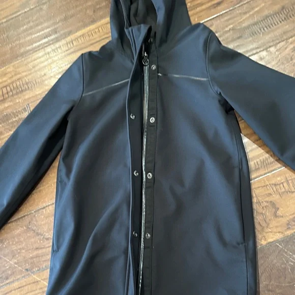 Ivivva by Lululemon Discontinued Line Kids Black Utility Jacket size 8 - Picture 2 of 7